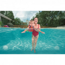 Bestway 32172 galleggiante da piscina e da spiaggia Arancione, Rosa Gilet da nuoto Immagine