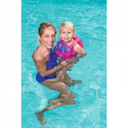 Bestway 32172 galleggiante da piscina e da spiaggia Arancione, Rosa Gilet da nuoto Immagine