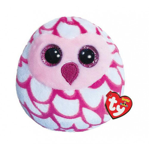 TY Squish a boos Pinky Owl
