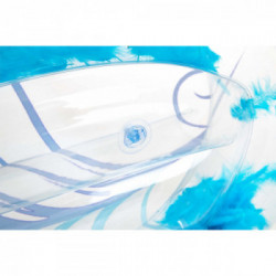 Bestway 43241 galleggiante da piscina e da spiaggia Blu, Trasparente Materassino galleggiante Immagine