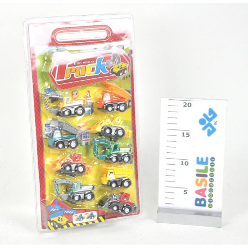 BLISTER 9 VEICOLI COSTRUZIONI RETROCARICA