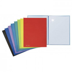 PORTALISTINI 50 BUSTE MISURA 22X30 COPERTINA IN PVC COLORI ASSORTITI