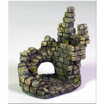 Scorcio di paese cm. 7x6x9...