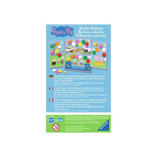 Ravensburger Peppa Pig Bunte Ballone Prescolare...