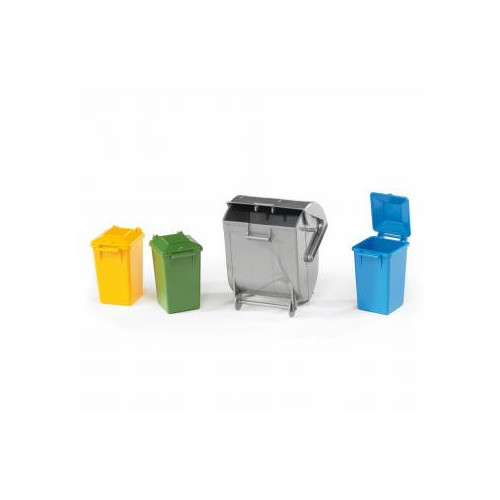 Bruder 02607 Accessorio: Cassonetto rifiuti