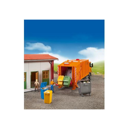 Bruder 02607 Accessorio: Cassonetto rifiuti
