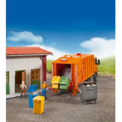 Bruder 02607 Accessorio: Cassonetto rifiuti