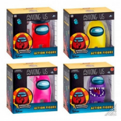 Among Us Action Figures cm 12 Blister 1 pz + 1 Acc. 4 Soggetti