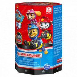 PAW Patrol , Mini Personaggi Moto Pups a sorpresa, collezione da 5 cm con contenitore a forma di Quartier Generale, giocattolo