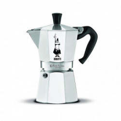 Bialetti Moka Express - Caffettiera in Alluminio, 4 Tazze