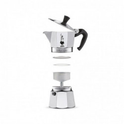 Bialetti Moka Express - Caffettiera in Alluminio, 4 Tazze