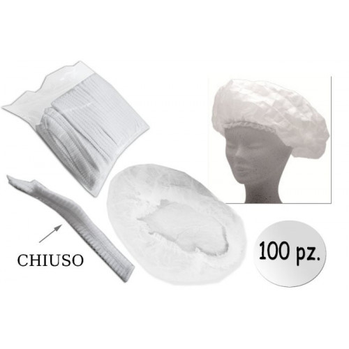 CUFFIA CAMERIERA BIANCA PZ.100 A&F C110496