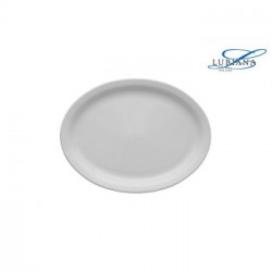 VASSOIO OVALE 29 AMERYKA BCO