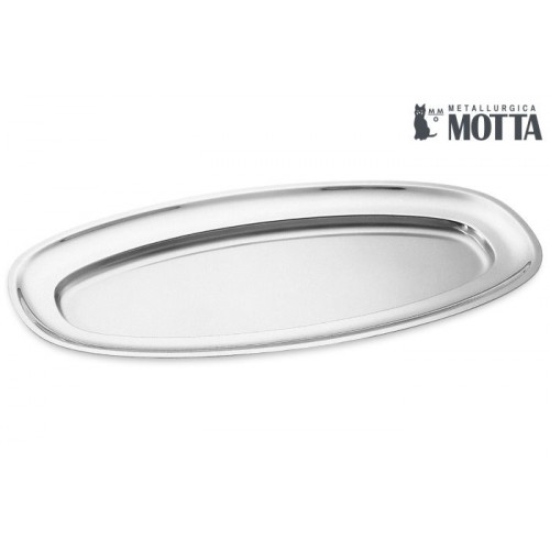 PIATTO PESCE INOX 18/10 CM.60X28