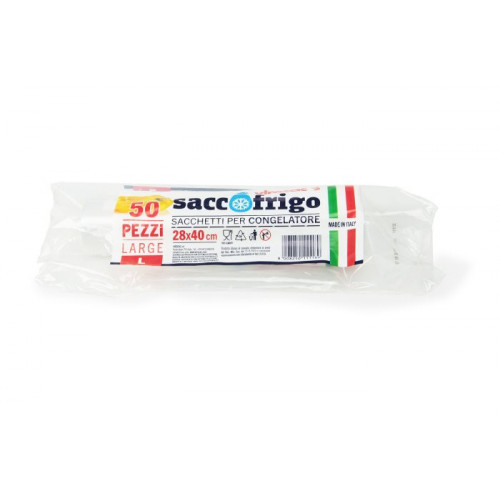 SACCHETTI FRIGO ROTOLO 40X28 PZ. 50