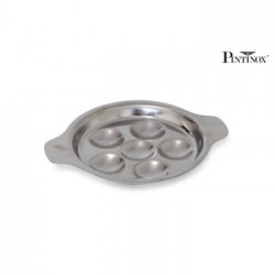 PIATTO LUMACHE INOX POSTI 6