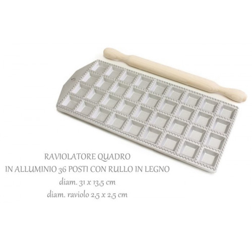 RAVIOLAMP QUADRO C/MATT.PS.36