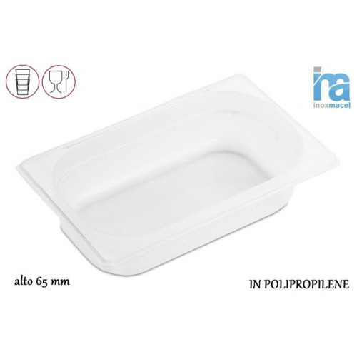 GASTRON.POLIPROP.VASCHETTA GN1/4 H 65