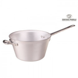 Pentole Agnelli 'Family Cooking Alluminio', Paiolo con manico e maniglia in inox Ø 28 cm	