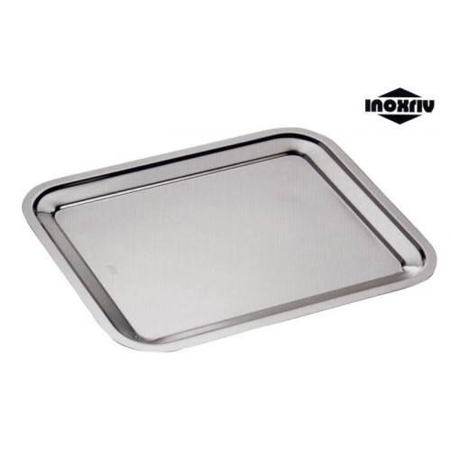 VASSOIO BAR INOX RETT.DRIBLING CM25