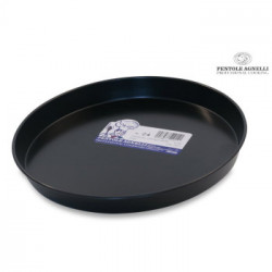 Pentole Agnelli 'Pasticceria & Pizza', Tortiera in lamiera blu per pizze Ø 24 cm, rivestimento antiaderente