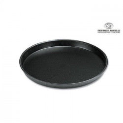 Pentole Agnelli 'Pasticceria & Pizza', Tortiera in lamiera blu per pizze Ø 28 cm	