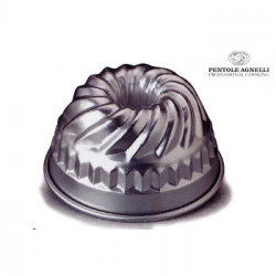 Pentole Agnelli 'Pasticceria & Pizza', Stampo americano con tubo in alluminio Ø 18 cm