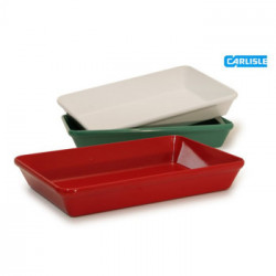 PIATTO PORTATA CARLISLE RETT.31X22 VERDE
