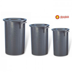 BIDONE IMMOND.GIGAN.C/COP.GRIGIO LT.75