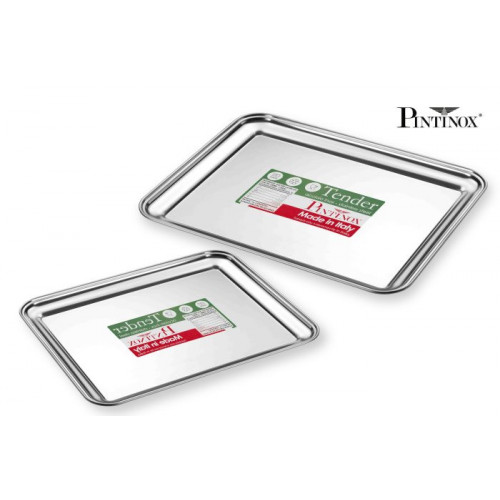 VASSOIO BAR INOX RETT.CM.35