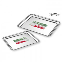 VASSOIO BAR INOX RETT.CM.35