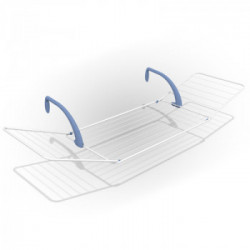 Gimi Brezza 200 Stendino attaccabile Blu, Bianco