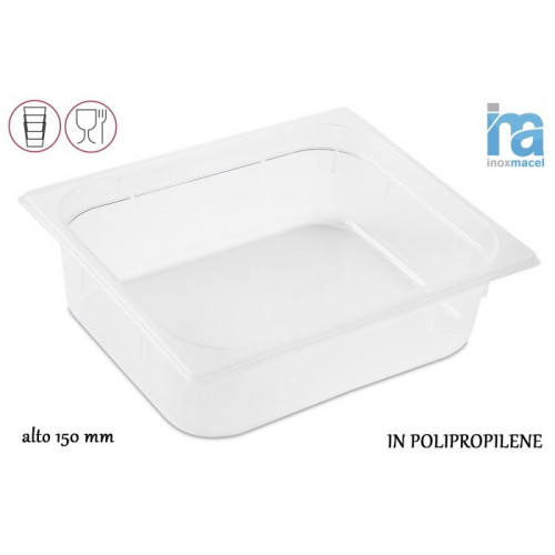 GASTRON.POLIPROP.VASCHETTA GN1/2 H150