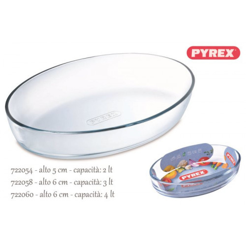 PYREX TEGAME OVALE 39X27- 347-B ESSENTIALS