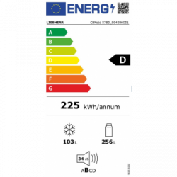 Liebherr CBNstd 5783 - Frigorifero Combinato da Libera Installazione, NoFrost, BioFresh, 359 Litri, Classe D, 201.5x59.7x67.5 cm