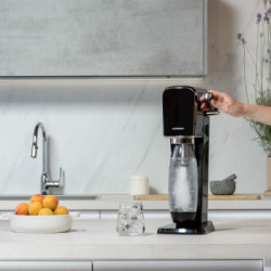 SodaStream 'ART Nero', Gasatore con Bottiglia in Pet lavabile in lavastoviglie