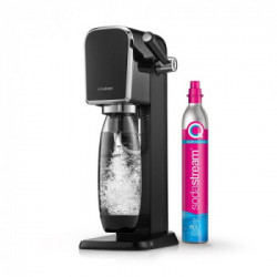 SodaStream 'ART Nero', Gasatore con Bottiglia in Pet lavabile in lavastoviglie