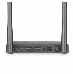 Marmitek 08331 moltiplicatore AV Trasmettitore e ricevitore AV Nero