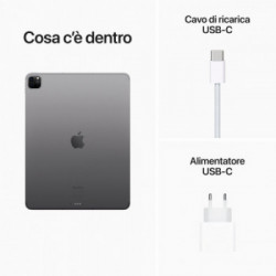 Apple iPad 12.9-pollici Pro Wi‑Fi + Cellular 256GB - Grigio Spaziale *ESTENSIONE GARANZIA3 3 ANNI IN PIU' in omaggio*