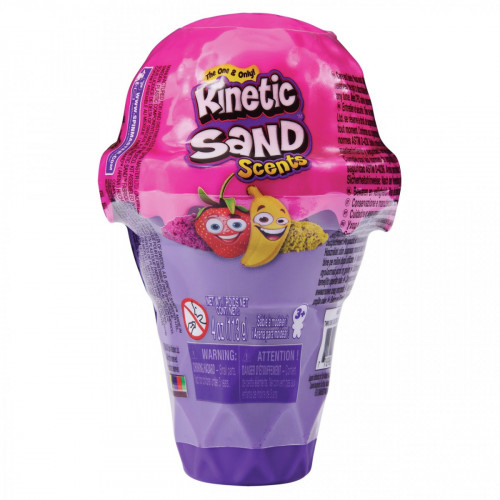 Kinetic Sand , Coni Gelato a sorpresa, 113gr di...