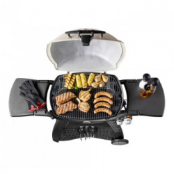 LAST STOCK - Weber Q 3000 Black - Barbecue a Gas con Carrello, 2 Bruciatori, Modello 56010029, Nero
