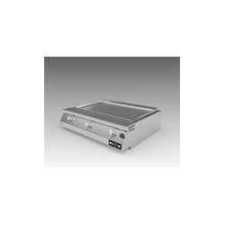 Pianeta Grill Fry Top 750 Teppan Senza Coperchio 1020 - Barbecue a Gas GPL o Metano, 3 Bruciatori 