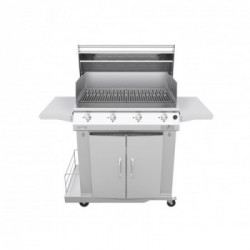 Pianeta Grill Sun Compact Tondino 1210-T - Barbecue a Gas GPL o Metano, 4 Bruciatori 