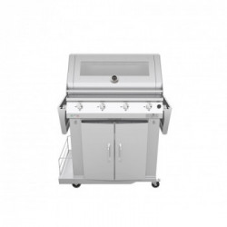 Pianeta Grill Sun Compact Tondino 1210-T - Barbecue a Gas GPL o Metano, 4 Bruciatori 