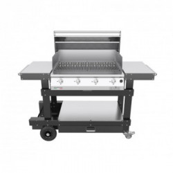 Pianeta Grill MASTER GRILL 4F Tondino 1110-T - Barbecue a Gas GPL o Metano, 4 Bruciatori 