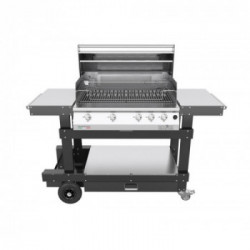 Pianeta Grill 1130-T MASTER GRILL Range Tondino - Barbecue a Gas GPL o Metano, 4 Bruciatori	