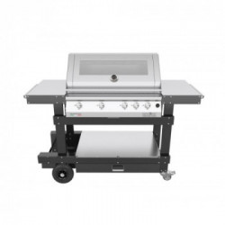 Pianeta Grill 1130-T MASTER GRILL Range Tondino - Barbecue a Gas GPL o Metano, 4 Bruciatori	