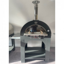 LAST STOCK - Clementi, Forno per Pizza, Pulcinella Gas 80X60 Tetto Inox 304