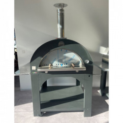 LAST STOCK - PIZZA MIA, FORNO A LEGNA ADE 100X80 TETTO INOX 304