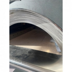 LAST STOCK - PIZZA MIA, FORNO A LEGNA ADE 100X80 TETTO INOX 304